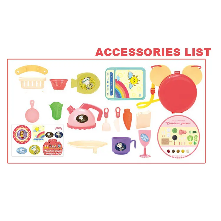 YR86349 Fashion Morandi  color miniature cooking role play game happy kitchen toys cooking kids kitchen sets toys