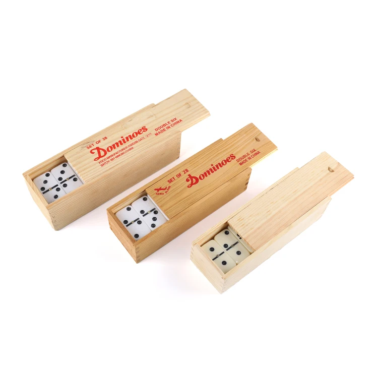 Wholesale Playing Dominoes Factory Supplier Low Costs Custom Double Six Domino Toys Set