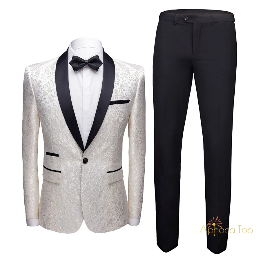 
APHACATOP 2020 Factory Supply Fashion Slim Fit Mens Tuxedo Suit for Big & Tall 