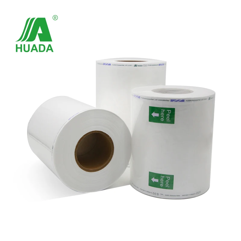 Other medical consumable Product Dental Hospital use 1073B  Tyvek Roll Pouch Sterilization with EO & Steam  indicator