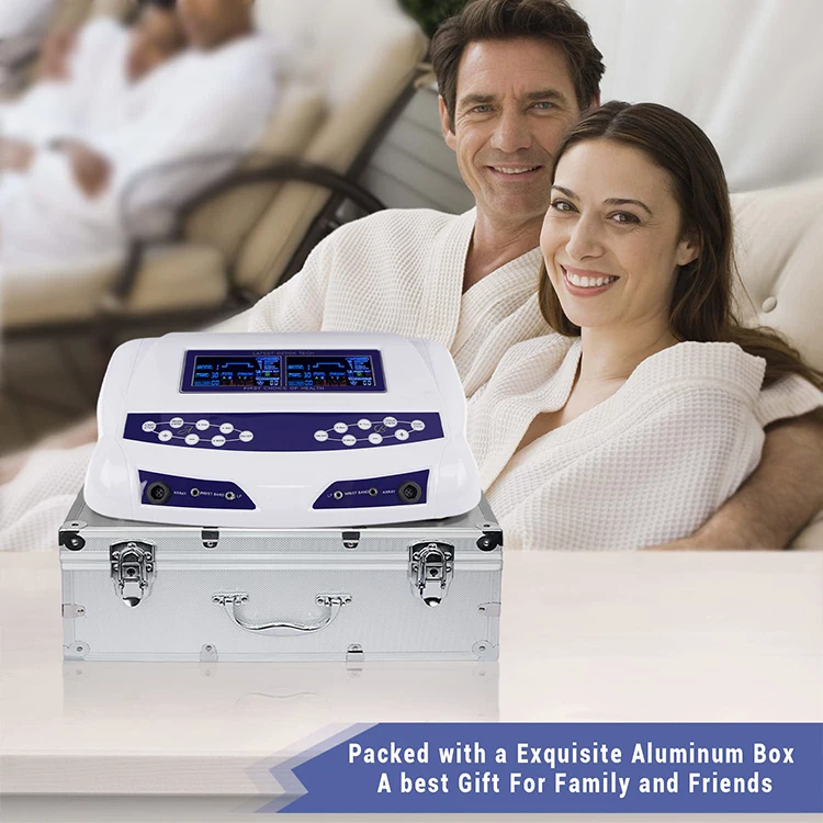 Dual User Professional Foot Detox Machine Home Use Ionic Detox Foot Bath Spa for Home Beauty Salon Foot Spa Use