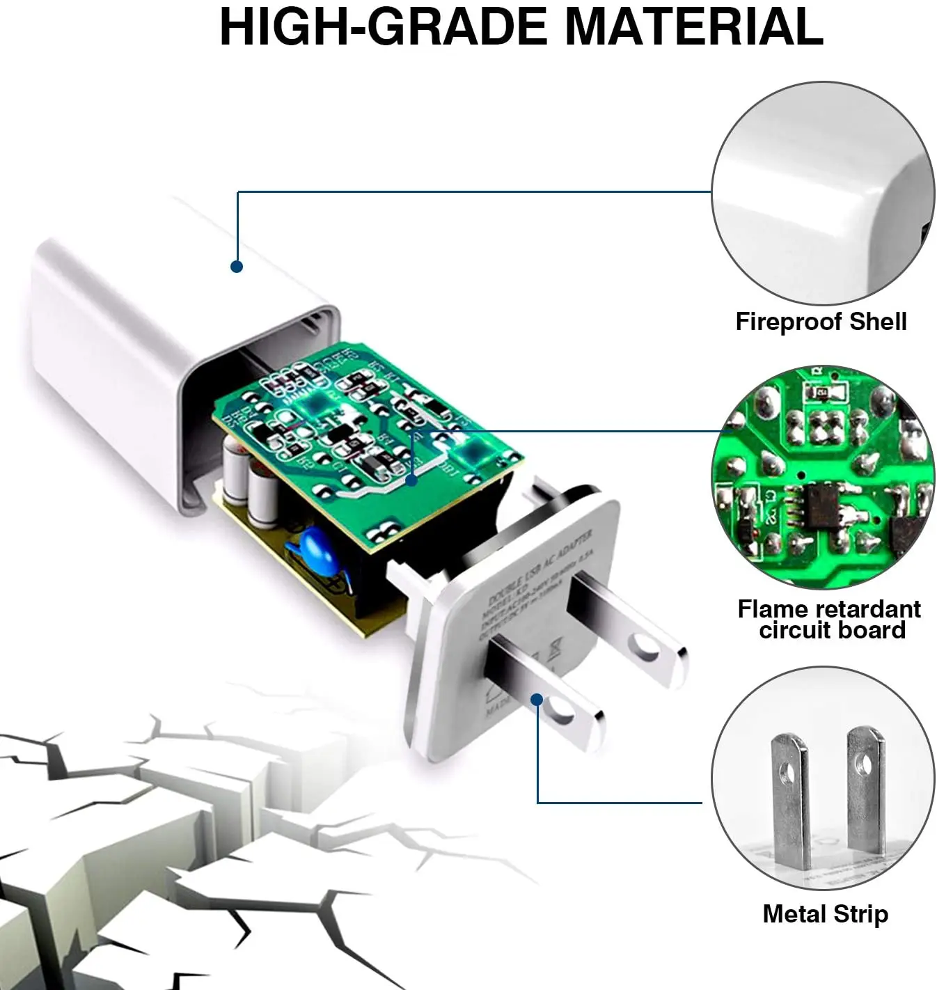  Зарядное устройство для мобильных телефонов ЕС/США настенное крепление Usb зарядное адаптер дорожное Iphone и
