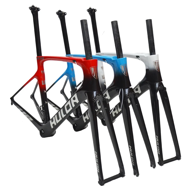 Chinese Factory Customized 700C New HULDA Bicycle Frames Carbon Fiber RoadBike Road Bike Frame