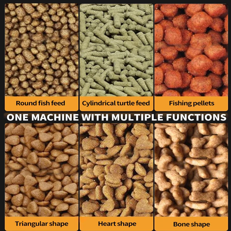 Floating Fish Feed Mill Pellet Machine Animal Feed Extruder Machine For sale