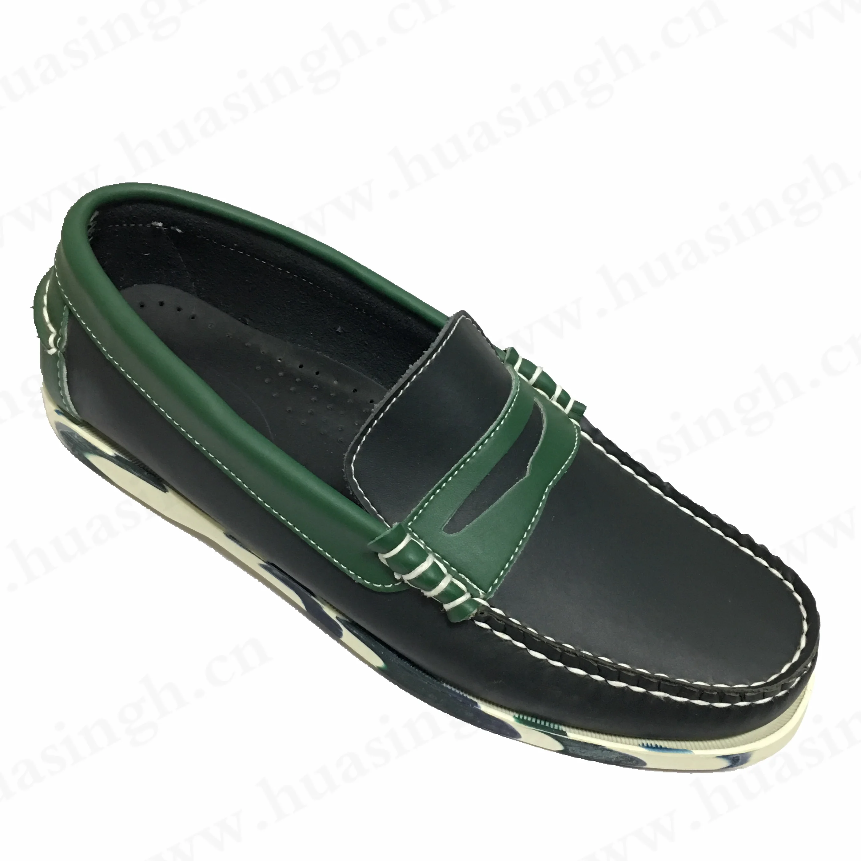 CR,easy wear full leather upper yellow penny shoes handmade durable rubber outsole driver shoes HSW031