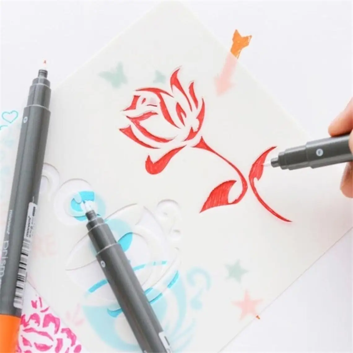 Фабрика изготовленный на заказ дизайн заплетания покраски стен тиснение шаблон многоразовые трафареты