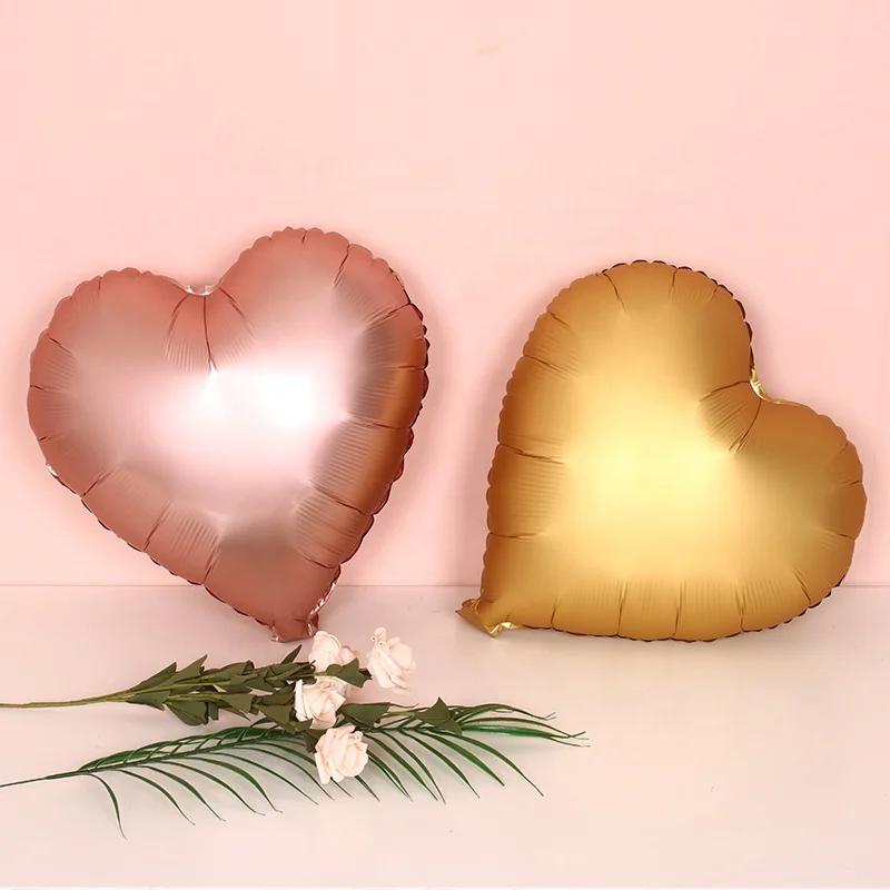 Wholesale 18 Inch Globos Metallic Multi-Color Heart Star Shaped Aluminium Balloons For Party Decoration