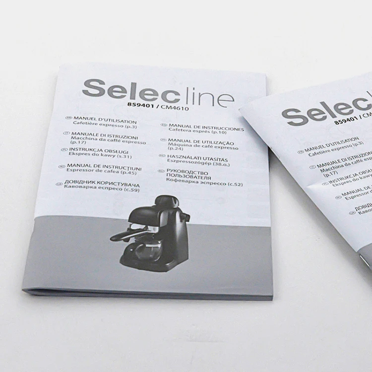 Factory Directly Custom Printing Booklet Product Instruction Manual