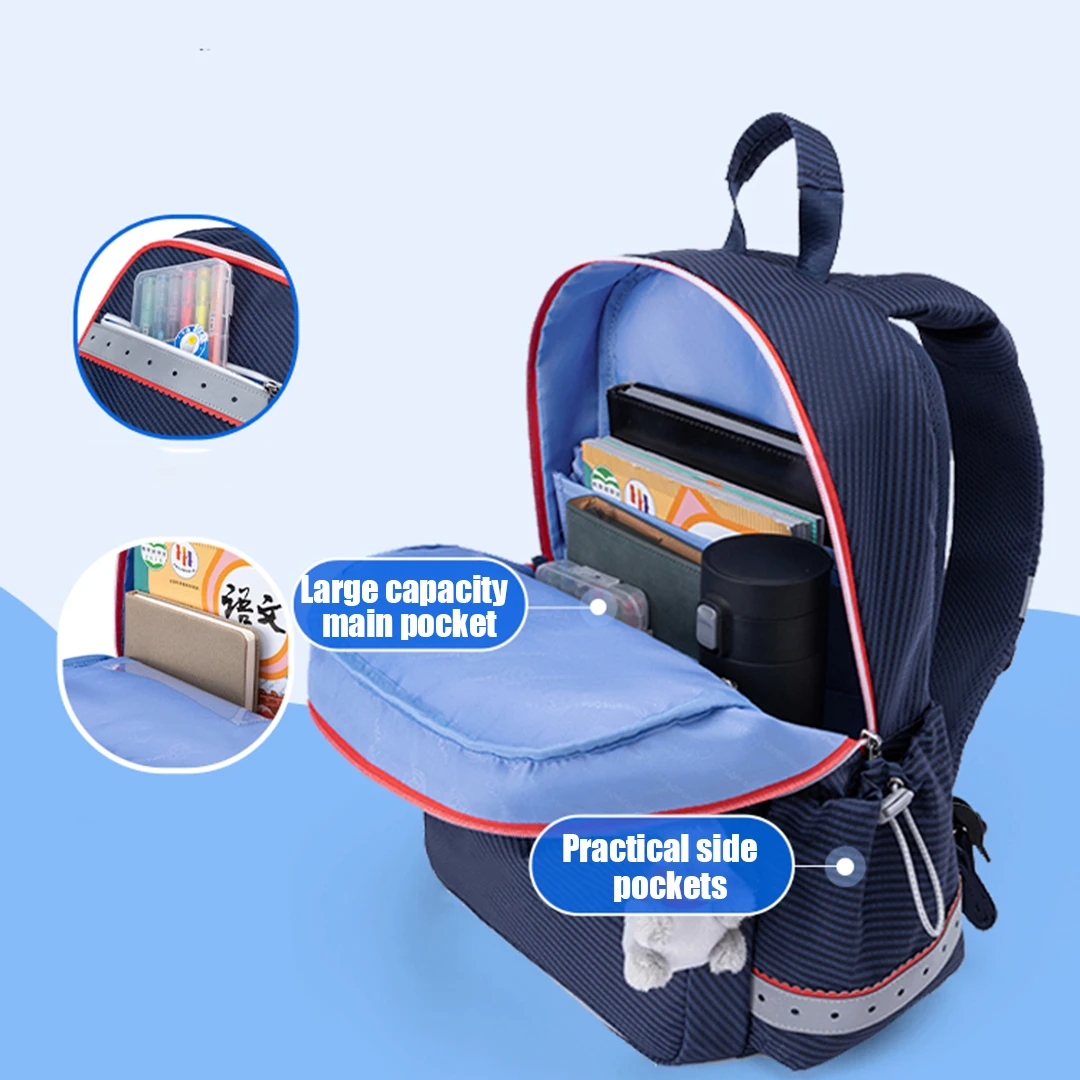 Wholesale 2024 Kawaii High Quality Polyester School Backpack Water Resistant Cute Cartoon Book Bags for Kids Boys for School