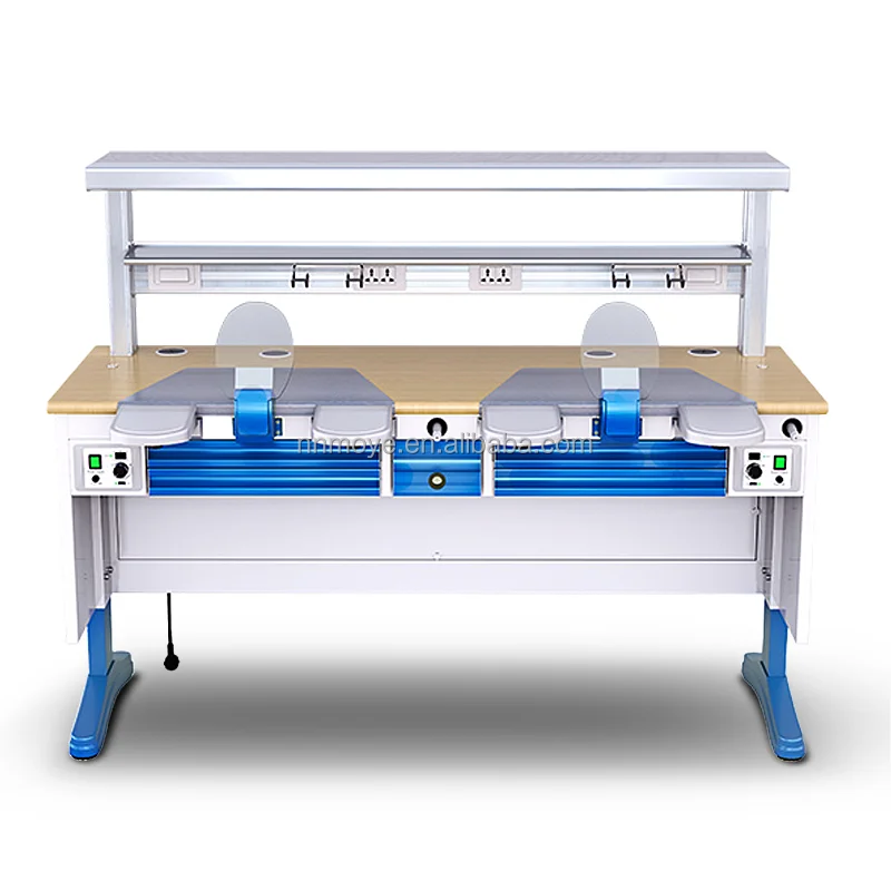 Dental Lab Table Single Double Seats With Dust Collector