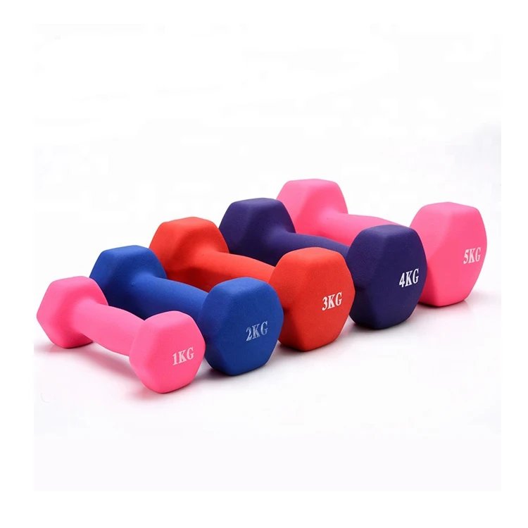 China wholesale custom solid cast iron pvc dumbbells for sale