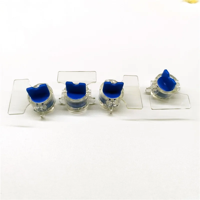 30 35cm stainless wire yellow blue color gas meter water meter plastic security seals