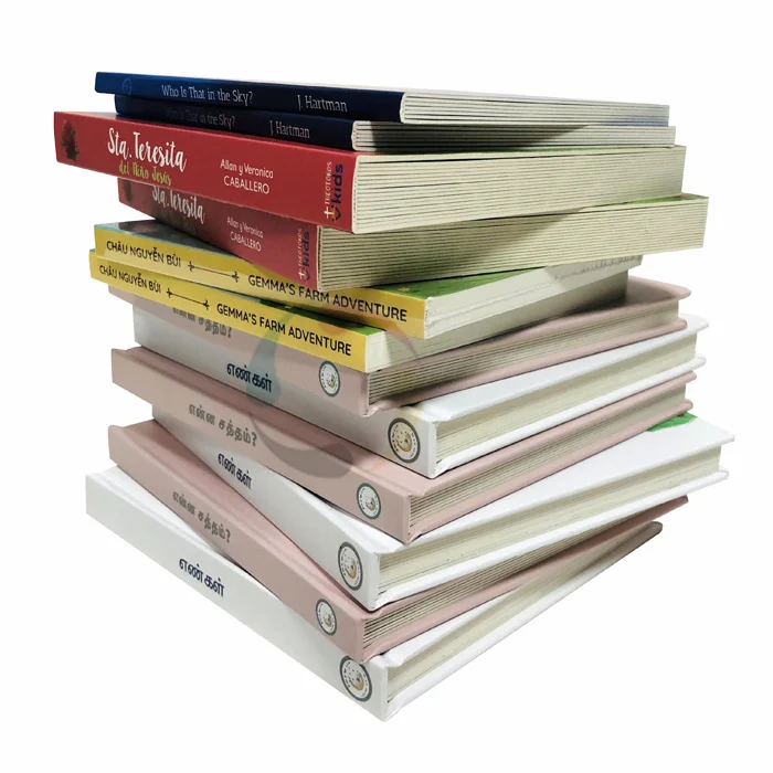 Пользовательские книги печать Твердый чехол Бумага Печать Дети доска книга