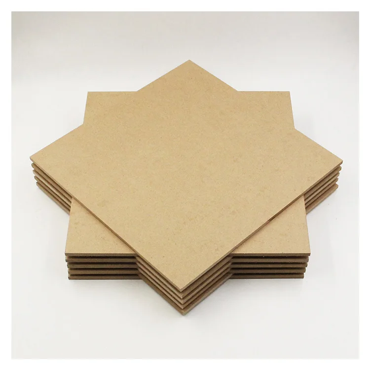 18mm plain MDF board / raw MDF panels / fireproof and waterproof MDF
