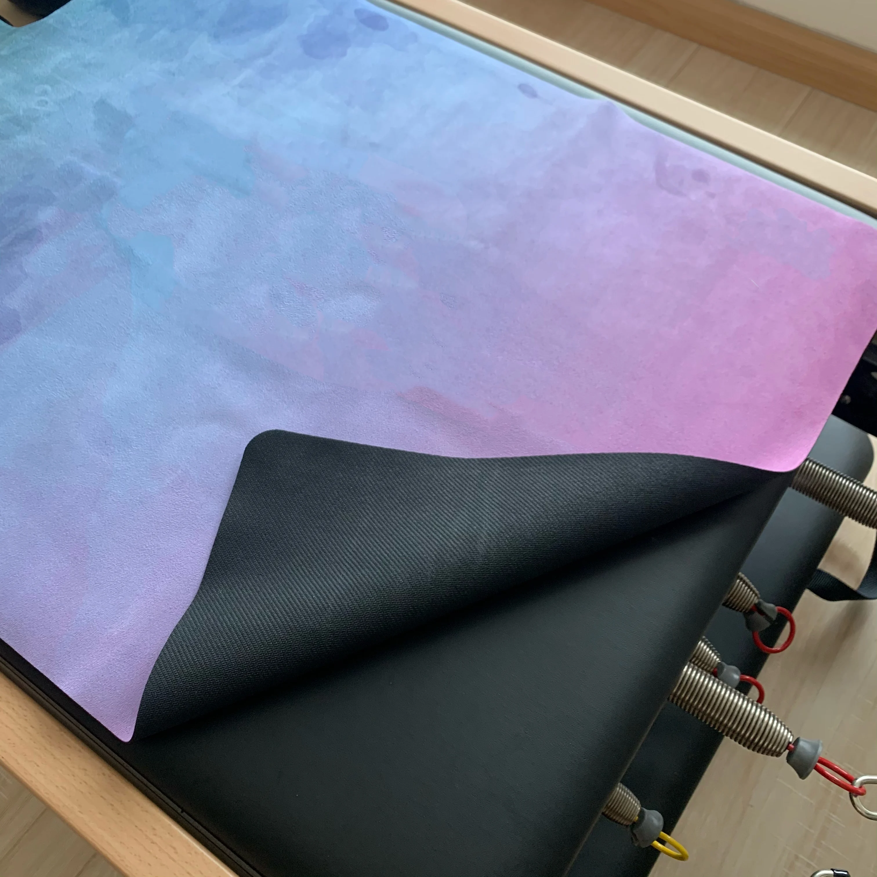 Противоскользящий экологически чистый высококачественный складной коврик из микрофибры для пилатеса, аксессуары для реформера, коврик, полотенце, оборудование