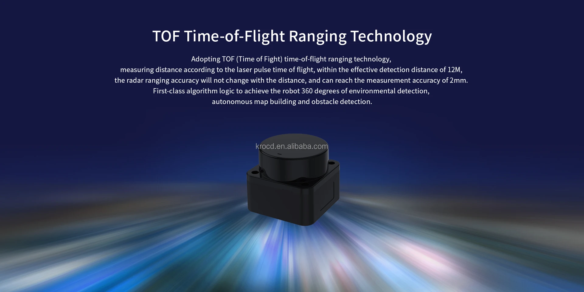 
DTOF LiDAR LD06 obatacle avoidance navigation scanning lidar scanner scanning angle 360 degree,2d lidar scanner 