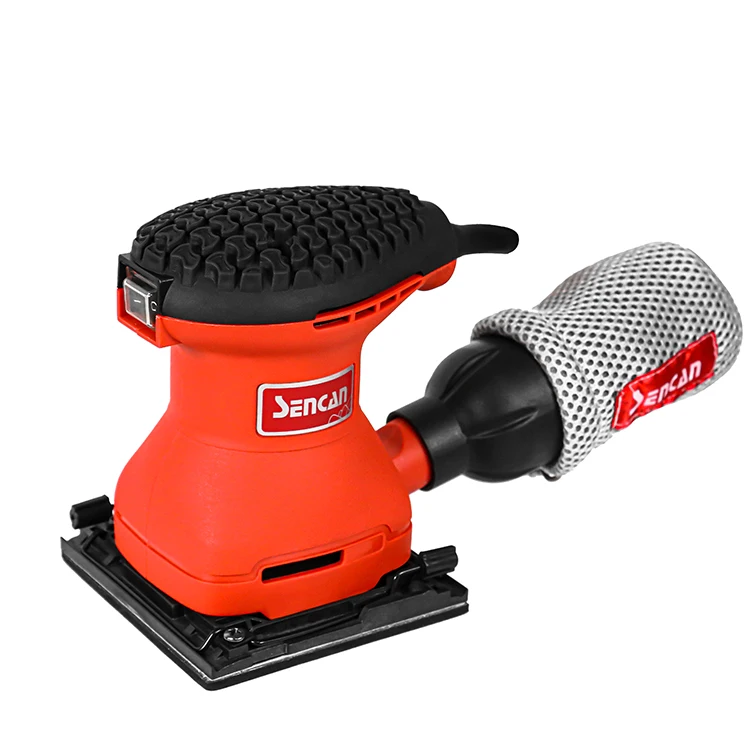 SENCAN 180W Electric Orbit Sanding Machine Variable Speed Belt Sander Eccentric Random Orbital Sander