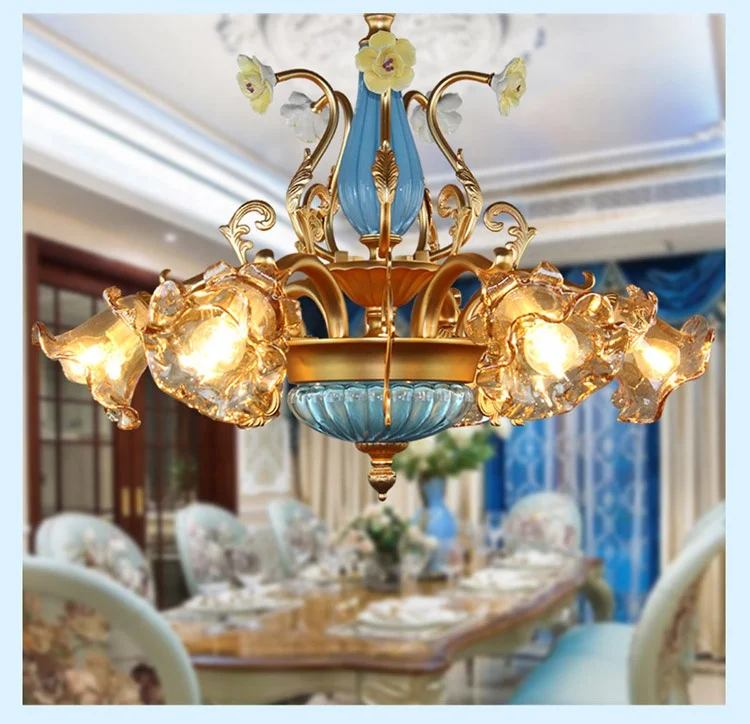 Luxury french chandelier brass lighting hot sale french copper chandelier living room popular brass pendant chandelier wholesale