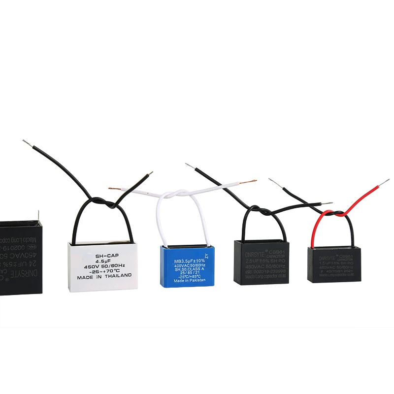 Конденсатор CBB61 450VAC конденсатор 5% 50/60hz1.2/1.5/1.8/2/2.2/2.5/3/4/5/6/7/8