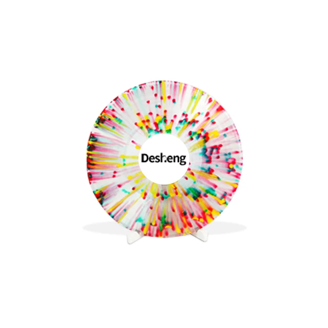 Custom Splash  Color Vinyl Record Disc Printing Package  Product Disk Tailor Offset Capacity
