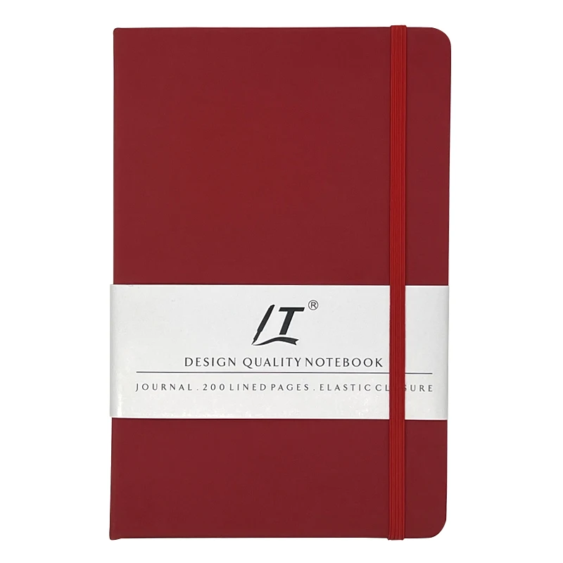 Simple design wholesale custom logo diary business gift leather notebook