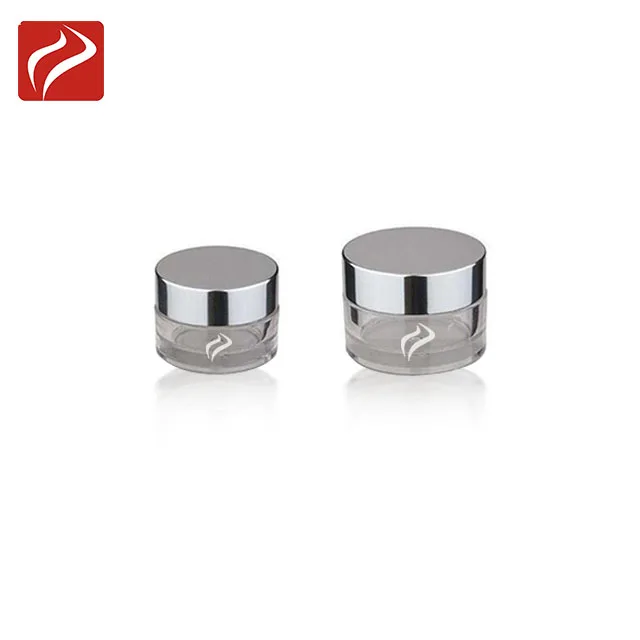 Custom size clear PETG cosmetic cream jar for skin care