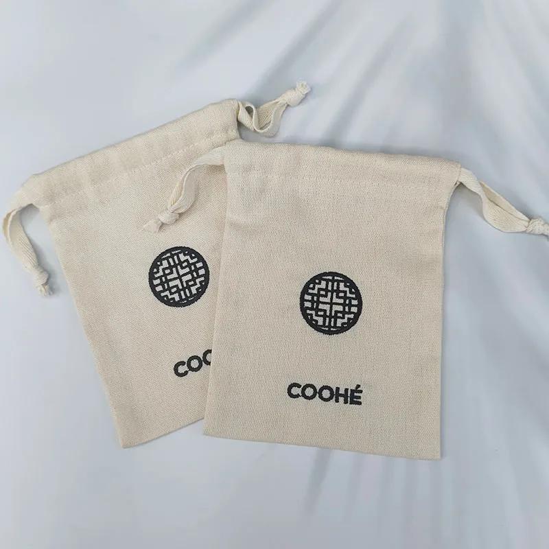 Reusable Small Cotton Cosmetic Bag Fabric Makeup Bag Perfect for Teen Girl Makeup Bag Pouch Zippered Lined and Great for Travel