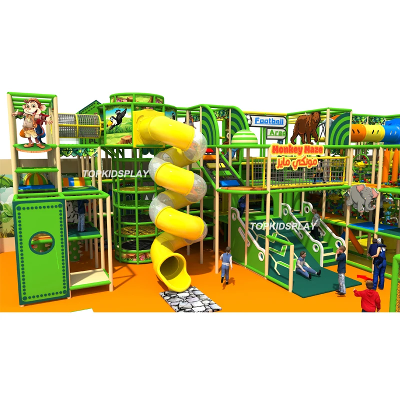 Оборудование для парка аттракционов TOPKIDSPLAY детская игровая площадка продажи на заказ Крытый игровой центр детей 12 месяцев