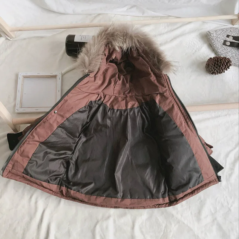 Clothing factories kids clothing children boys wear white goose down coat wadded jackets winter custom long coats for girls