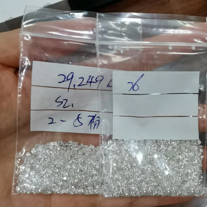 Synthetic Loose Diamonds Lab Grown DEF VS VVS 0.8-2.7mm CVD hpht Fine Jewelry Wholesale 1 Carat Cost Price Real Diamond Jewelry