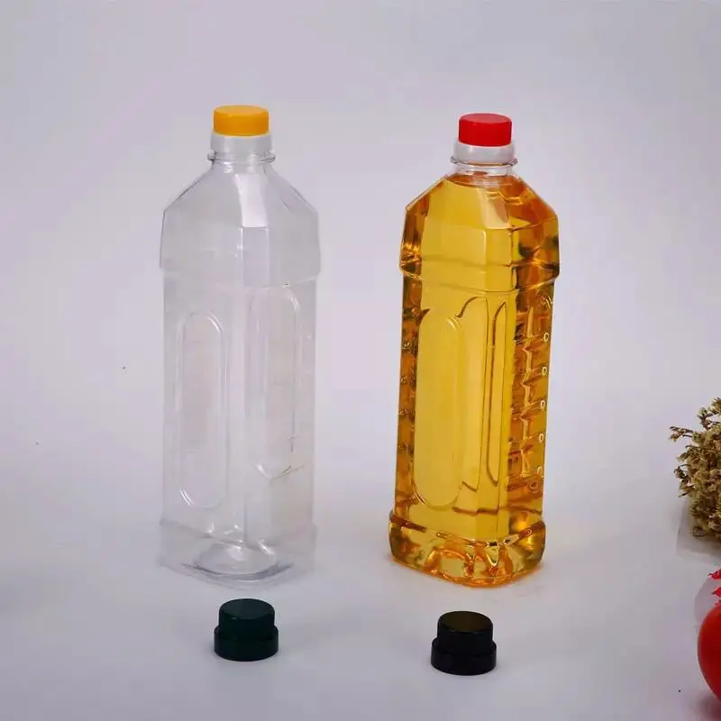 Оптовая продажа бутылка для масла объемом 1 литр пластиковые пустые бутылки с логотипом под заказ приготовления пищи горячего соуса оливкового пищевого класса