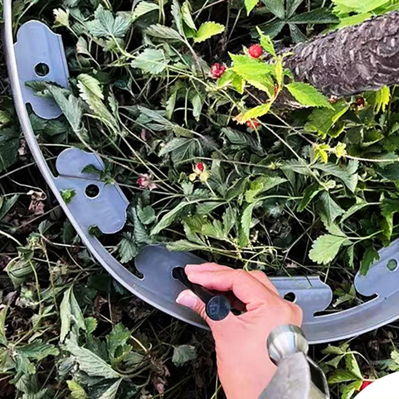 10m Plastic Lawn Garten Jardin Garden Grass Edge Edging Border Garden Fence Pvc Strip Privacy Screen Fence Plastic Pvc Coated