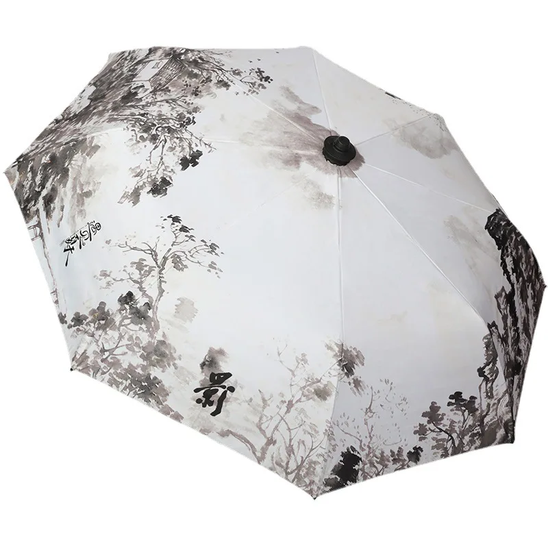 Electric Water Spray fog Cool Fan Umbrella With Power Bank UV Proof Umbrella for Men and Women to use in raining and Sunny days