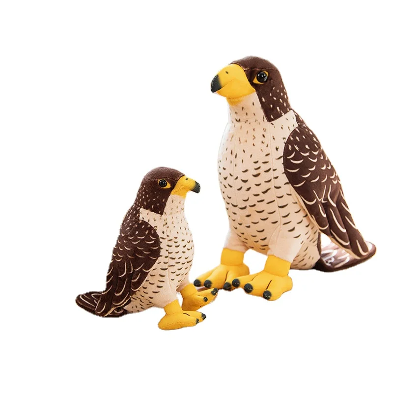 Greenmart Custom High Quality Realistic Lifelike Wild Eagle Doll Plush Toy Bird Migrant Plush Toys With Logo