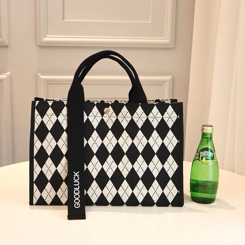 Wholesale Eco Friendly Personalized Printable OEM ODM All Over Print Shopping Cotton Canvas Tote Bag Fabric Bag