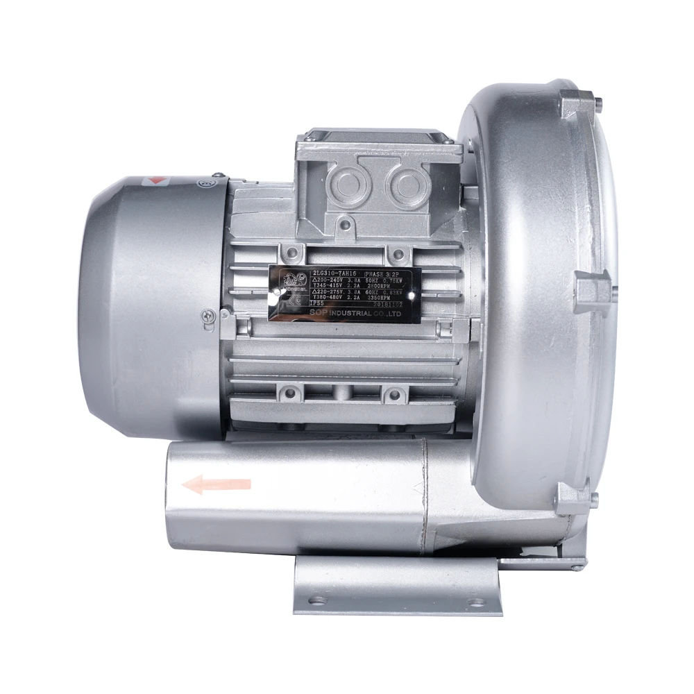 Good Quality Three Phase High Pressure Ring Blower Vacuum for CNC Machine