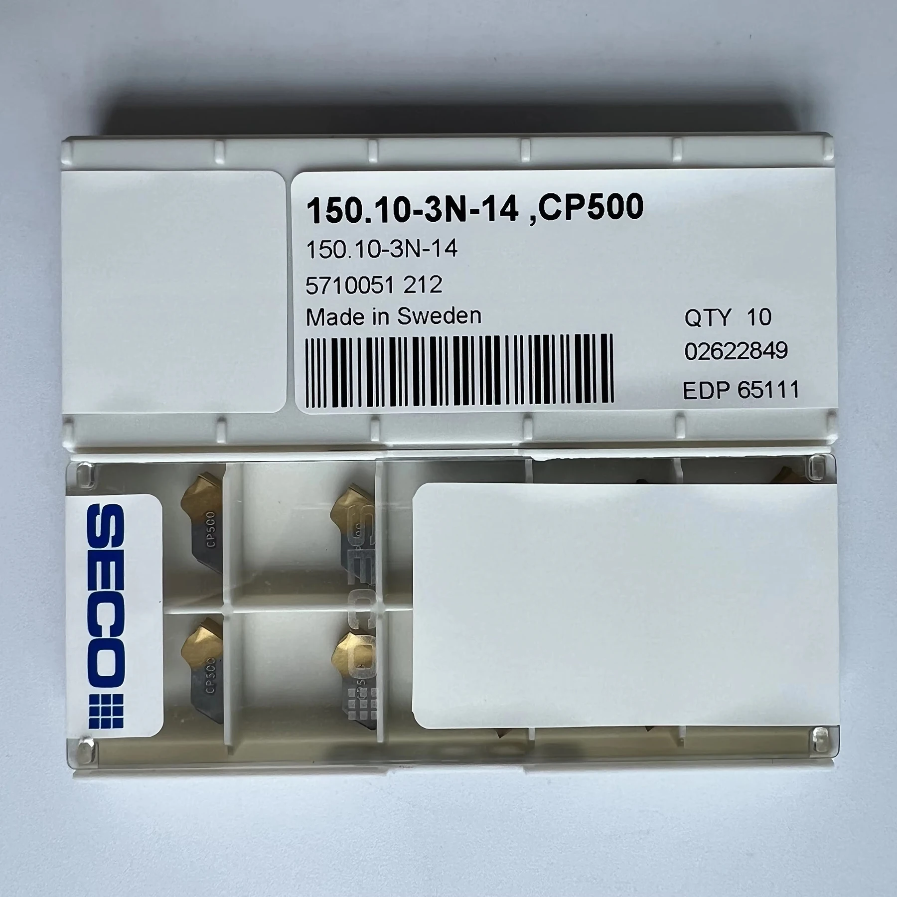 cnc turning parts machine carbide tips cutting tools lathe plates CCGT09T304 26G6 SECO original carbide insert