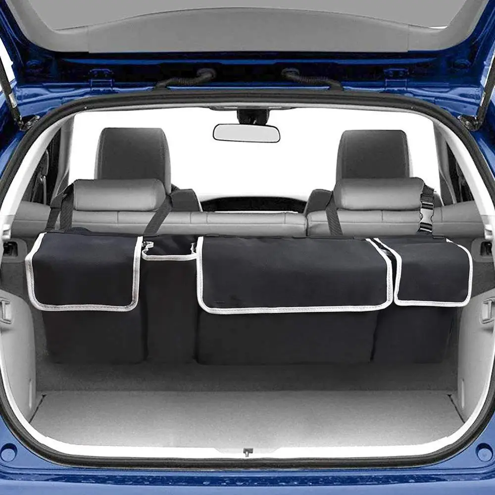 High quality hanging foldable auto back seat boot car trunk organizer for SUV