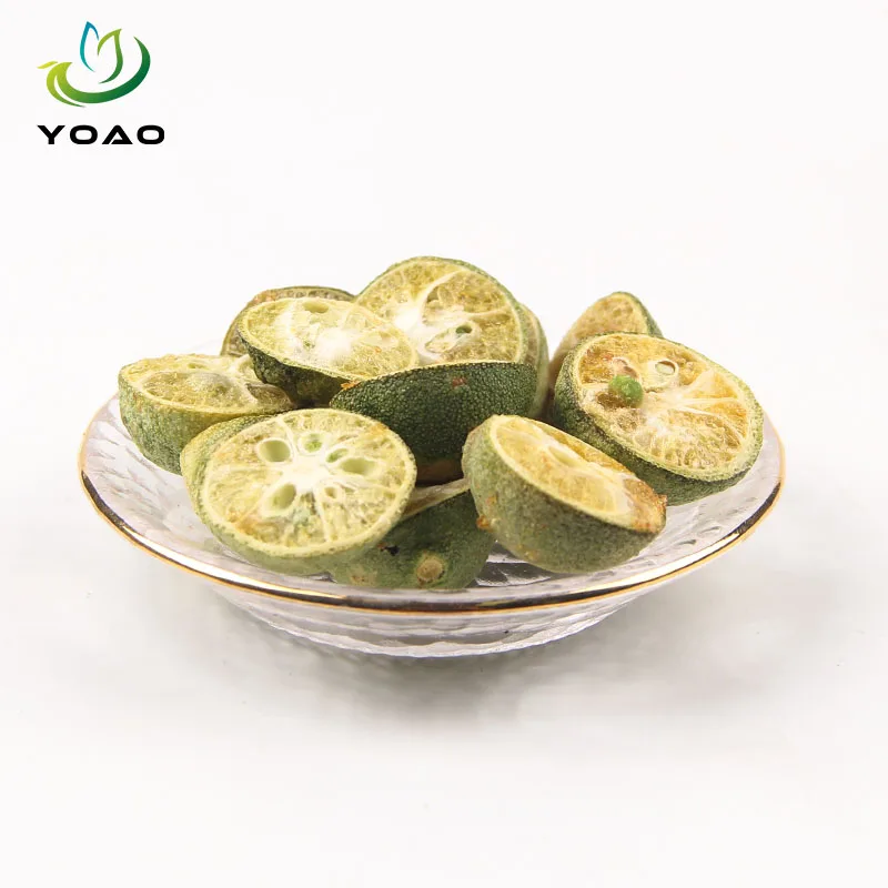 Wholesale Free Sample Dry Fruit Snack Flavor Freeze Dried Green Kumquat FD Fruits Tea for Tea/Milk Tea/Drinking