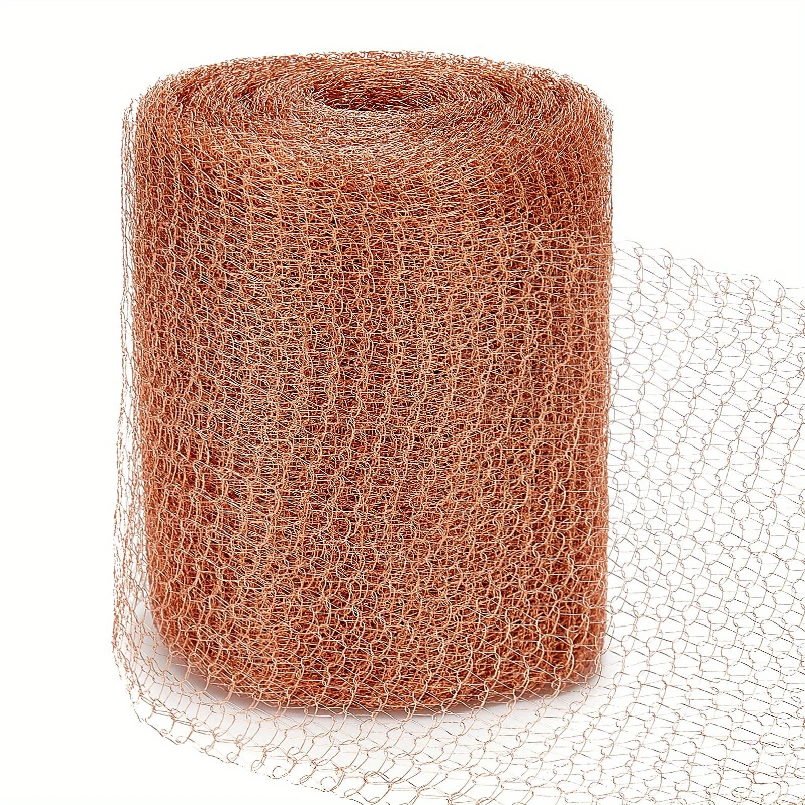 High Quality 100% Pure Brass Red Copper Gas-Liquid Filter Demister Mesh EMI Shielding Knitted Wire Mesh Jewelry Steel Wire Mesh