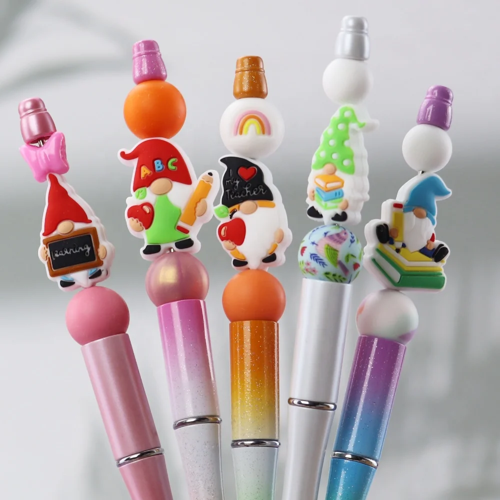 Soft focus beads focal beads silicone beads for Key Bag Chain Bracelet Jewelry Making DIY pens bulk