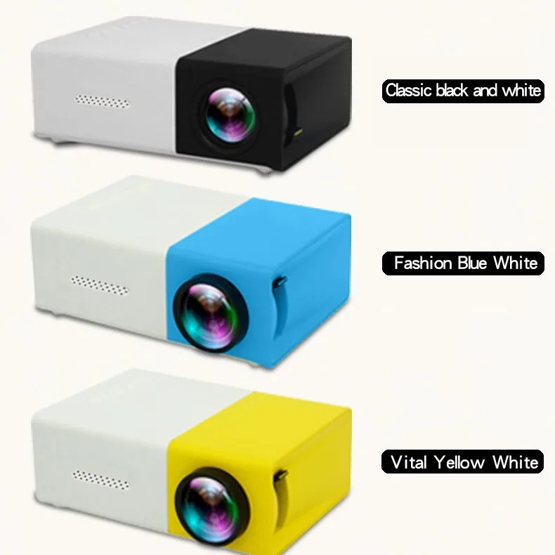 Hot sales new mini projector yg300 lcd outdoor home theater USB HD interfaces Video Projector