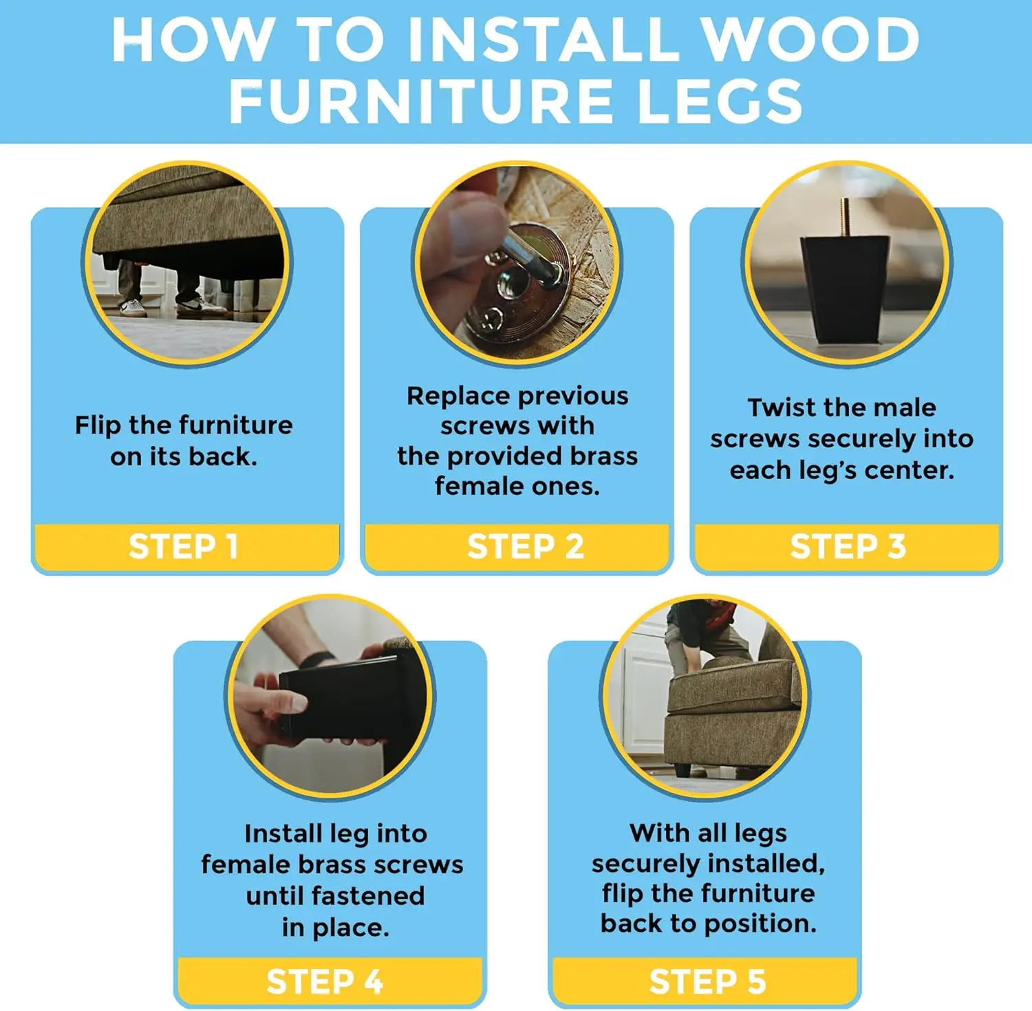 Antique Solid Wood Square Furniture Legs Office Furniture Foot 5 Star Leg Chair Parts Furniture Bed Legs