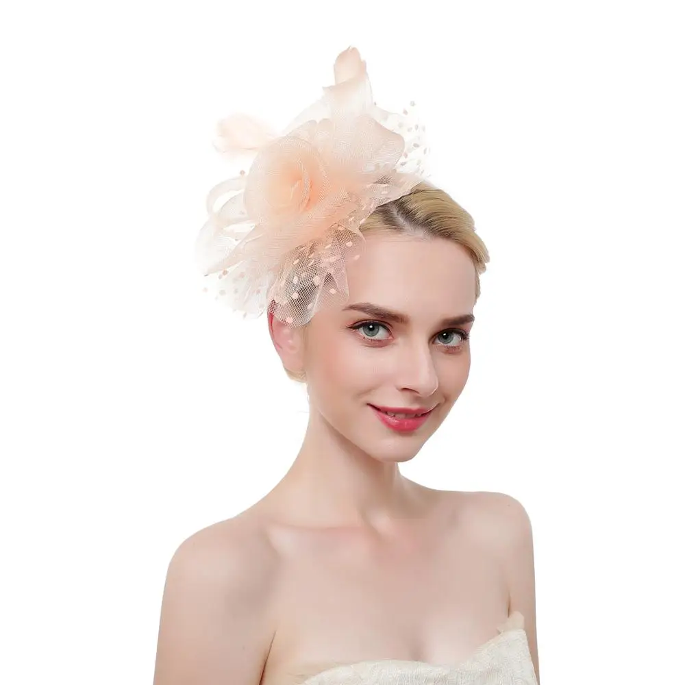 
2020 Wedding fascinators and hats women church hats paper party hat 