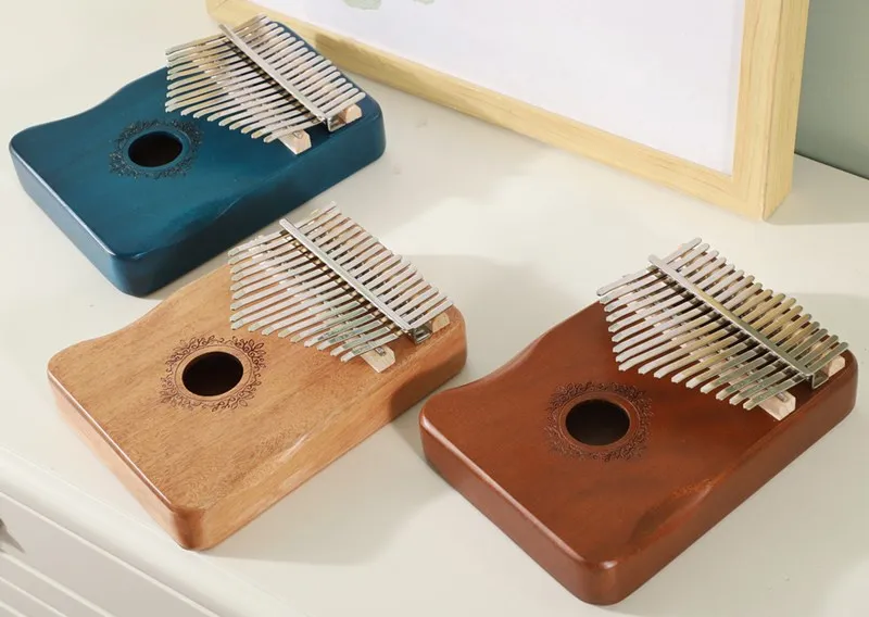 
mahogany kalimba musical instrument Kalimba 17 Keys Thumb Piano LK-08 