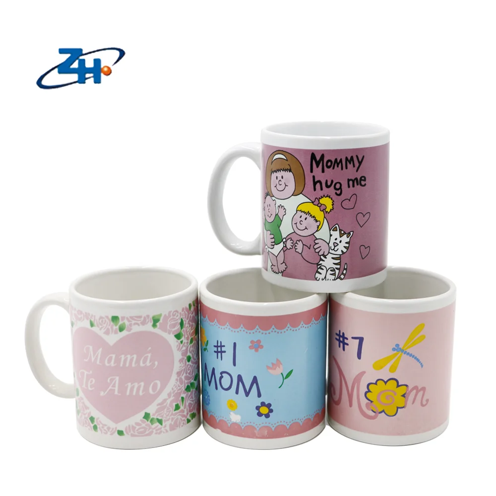 Ceramic Coffee Mug Mother's Day Mugs Modern Hot Selling Custom Logo Printing Good Sustainable Gifts with Handle 3000pcs