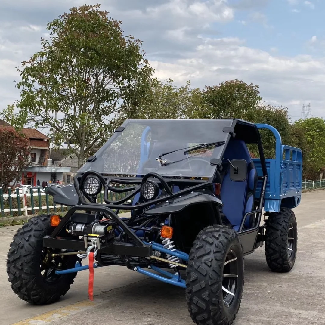 
Cheap 4 Wheel 250cc 300cc Cargo UTV Go Kart For Farm Use 