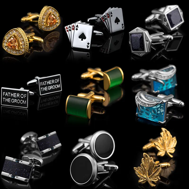 
Jewelry Type Engraved Logo Blue Square Luxury Gemstone Cuff Link Custom Masonic Cufflinks  (62442569008)