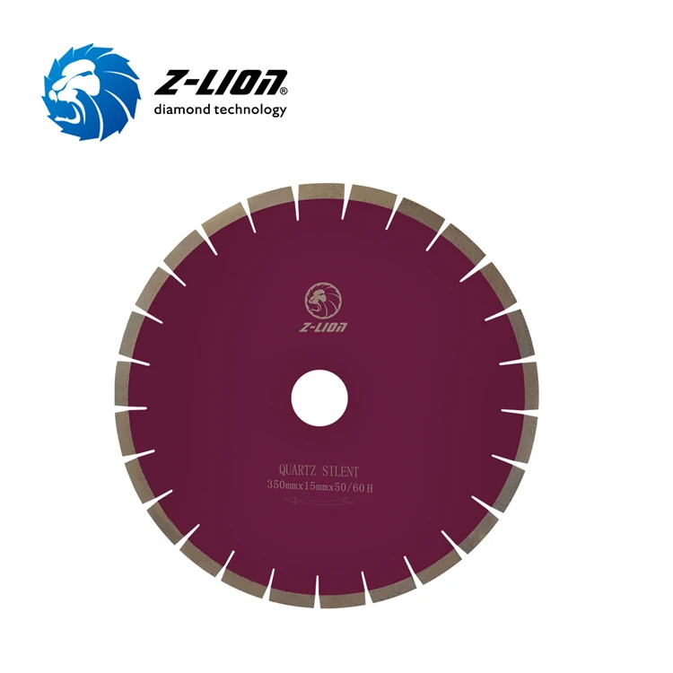 Wet Cutting Good Sharpness ZLION Engineering Stone Quartz Diamond Saw Cutting Blade by Z LION Diamond Tools