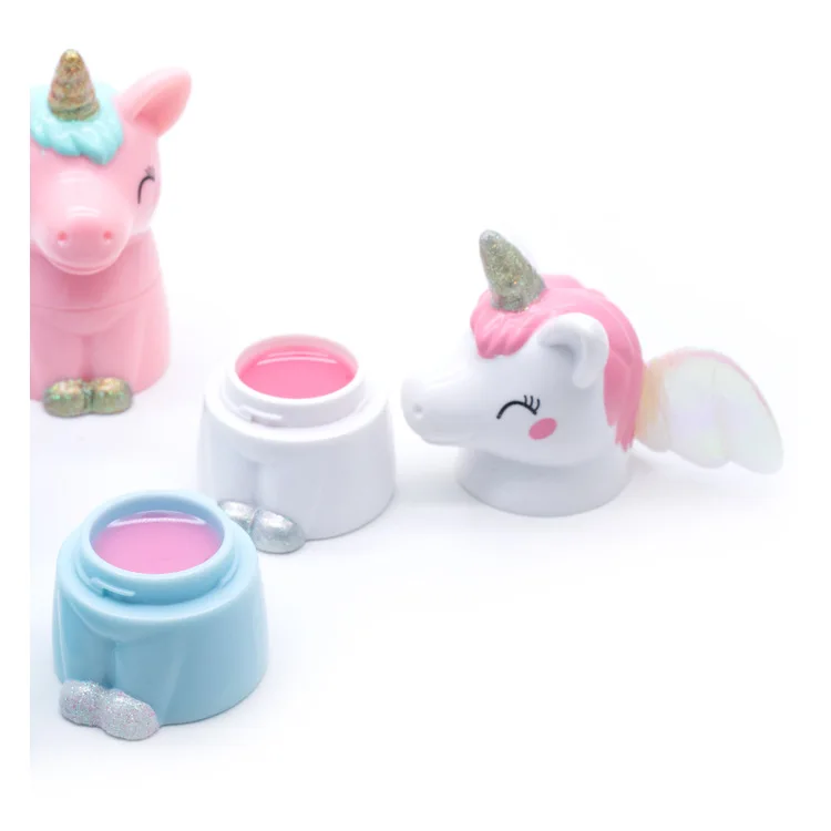 Unicorns Moderate Moisturizing Children Lip Balm Natural Eco Friendly  OEM  Lip Balm With Own Logo
